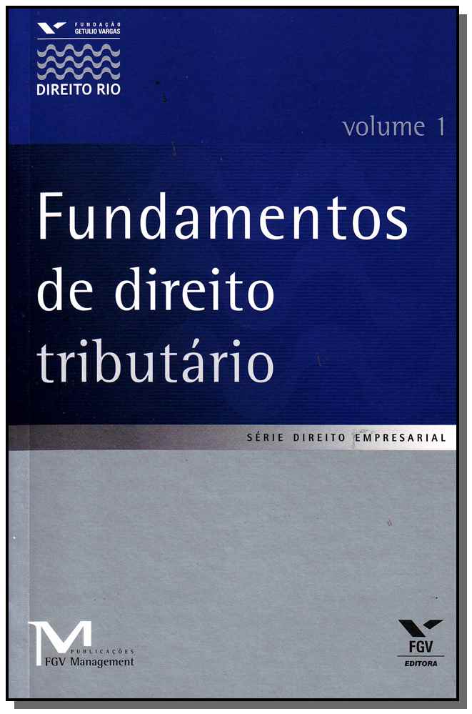 Fundamentos de Direito Tributário, Volume 1