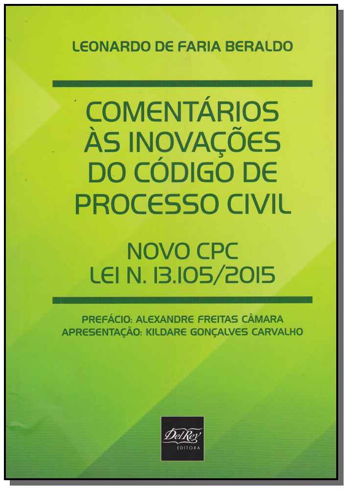 Comentários às Inovações do Código de Processo Civil