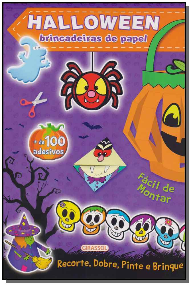 Halloween - Brincadeiras de Papel (Capa Roxa)