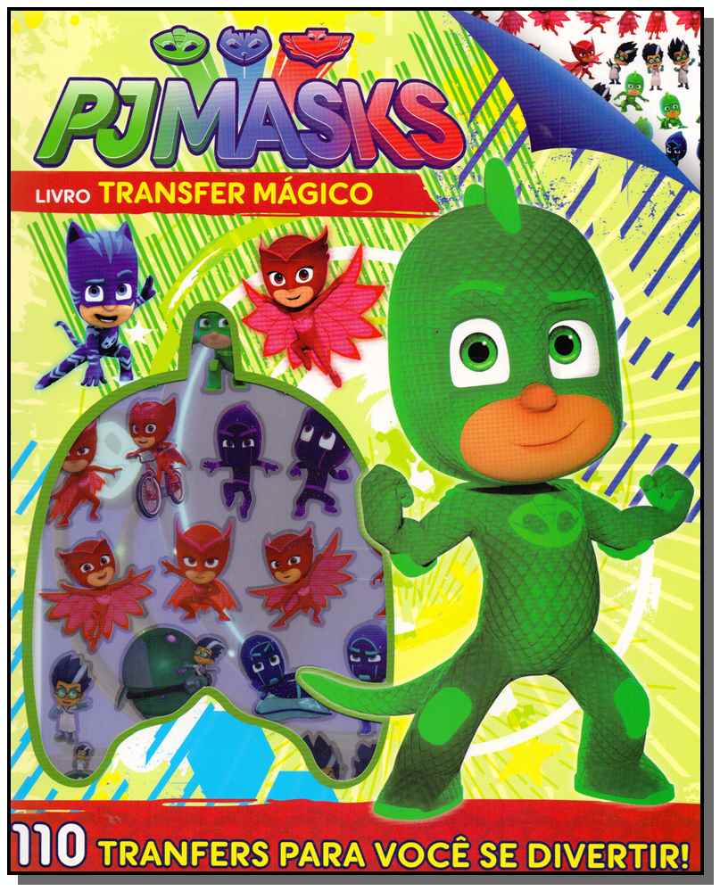 Pj Masks - Livro Transfer Mágico