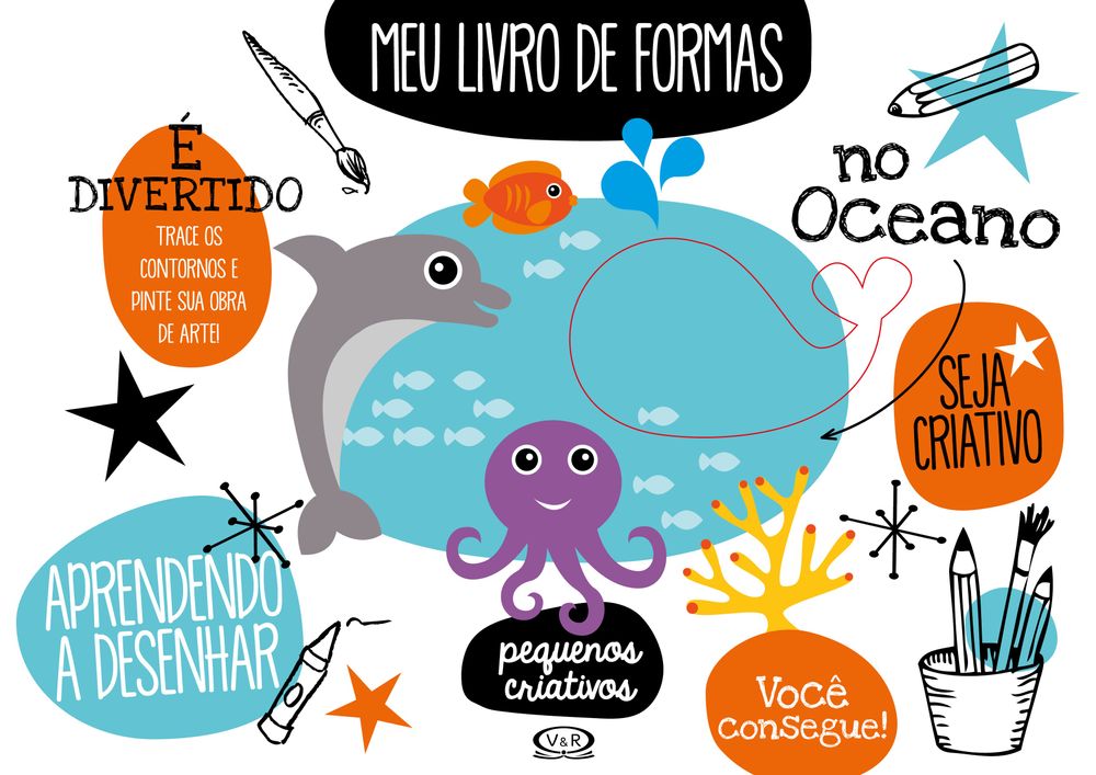 Meu Livro de Formas: No Oceano