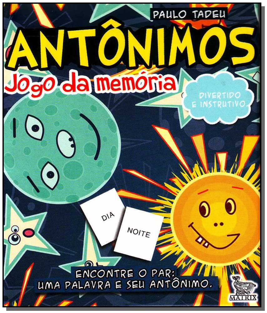 Antônimos Jogo da Memória