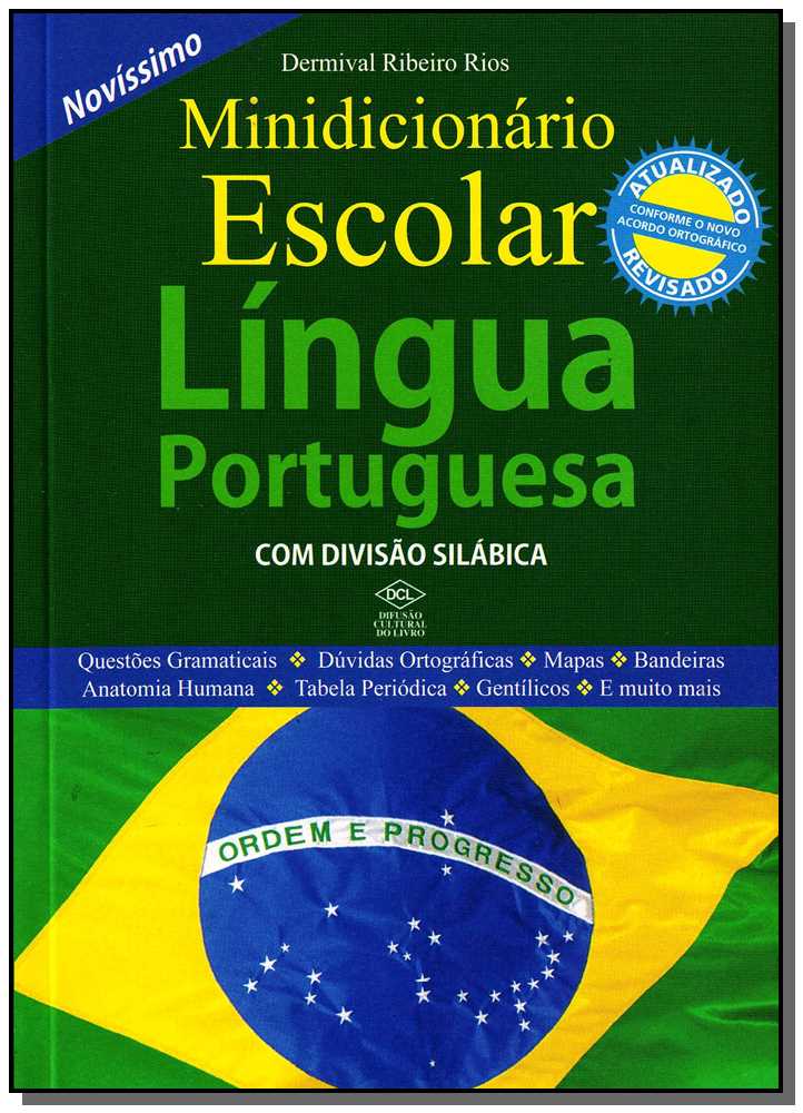 Mini Dicionario Escolar Lingua Port com DIV Silabi