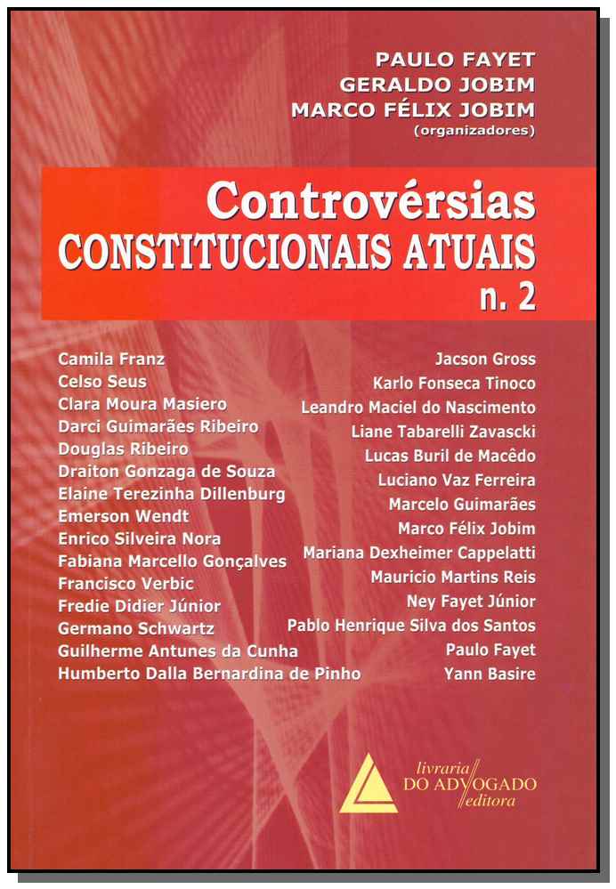 Controvérsias Constitucionais Atuais - 01ed/15