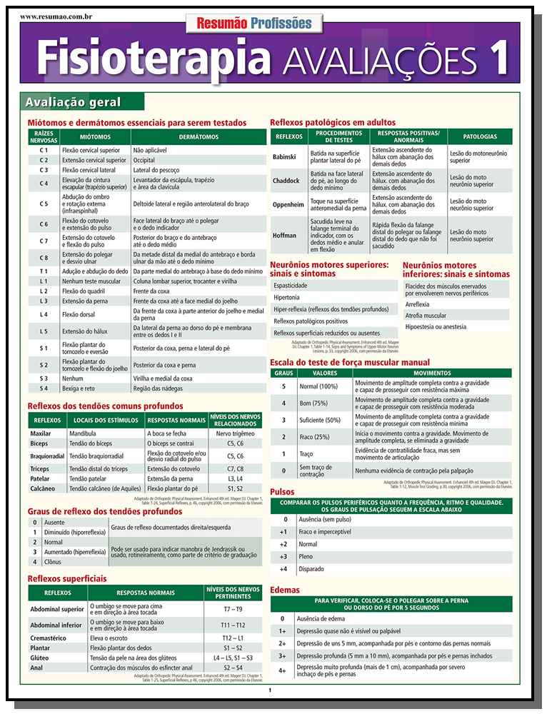 Fsioterapia Avaliações 1