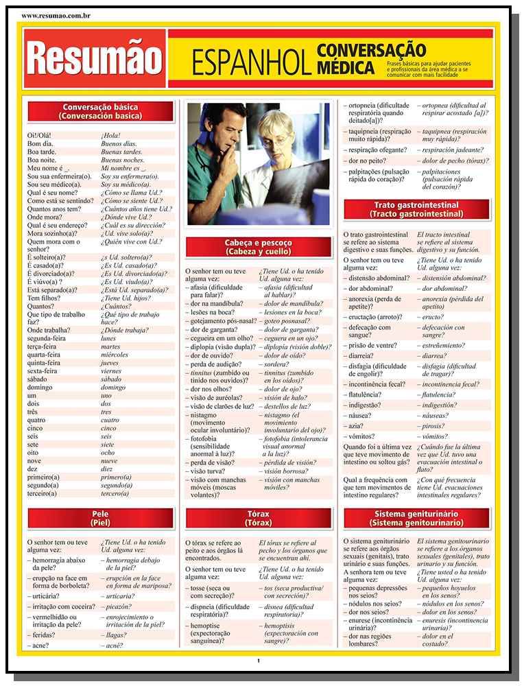 Espanhol - Conversação Médica