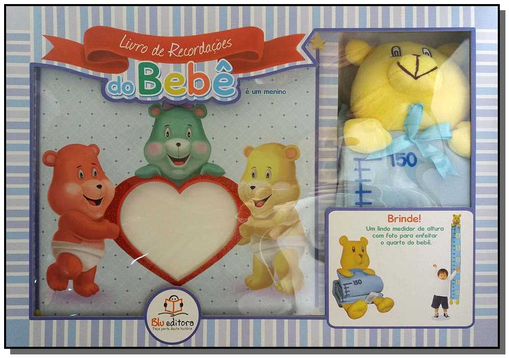 Livro de Recordações do Bebê - Menino
