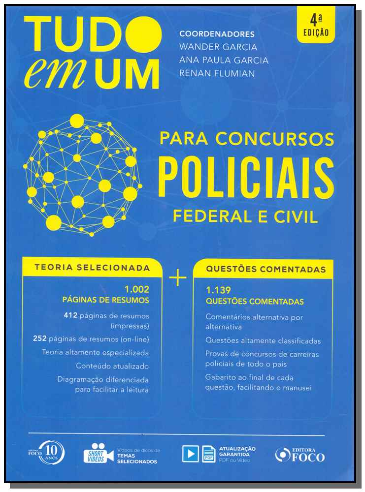 Tudo em um para Concursos Policiais - 04ed/18