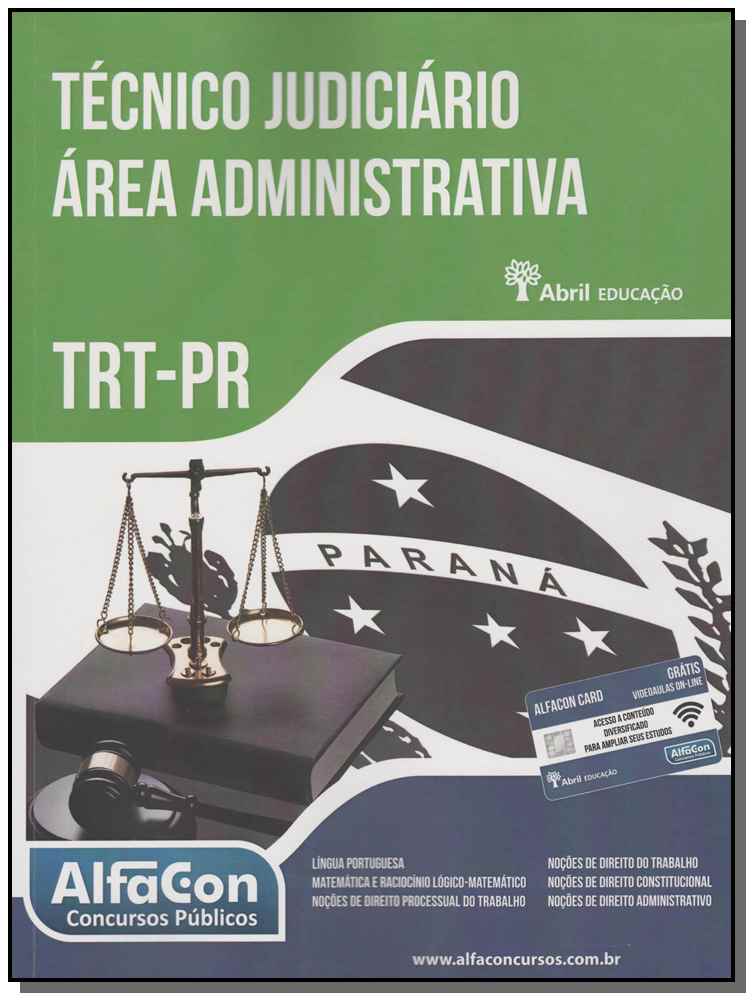 Técnico Judiciário - Área Administrativa Trt Pr