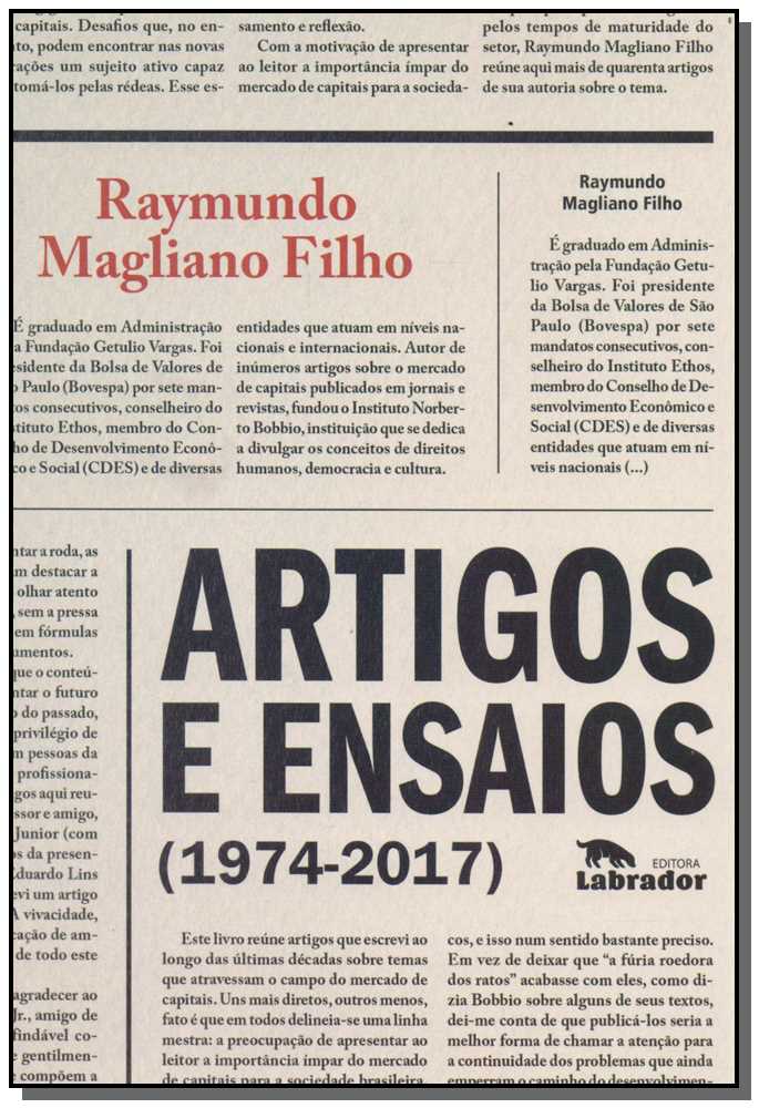 Artigos e Ensaios - (1974-2017)