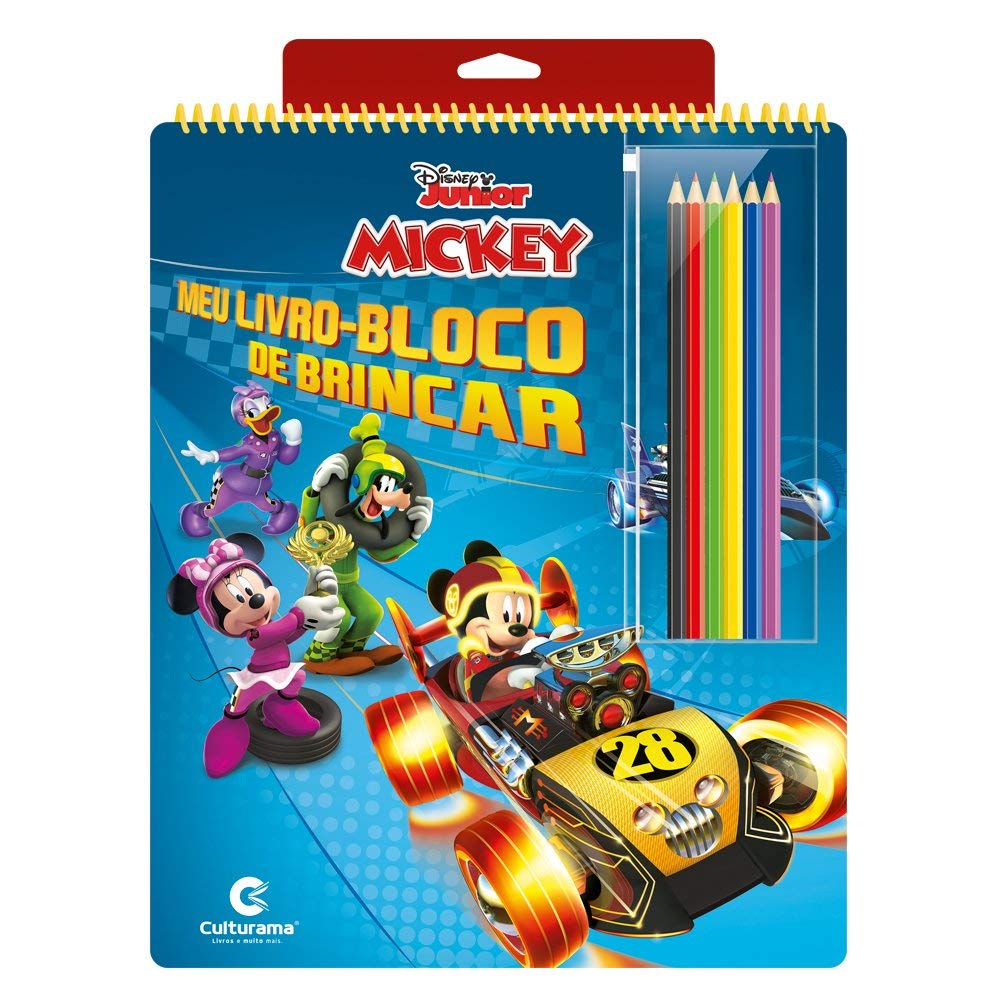 Meu Livro Bloco de Brincar Mickey
