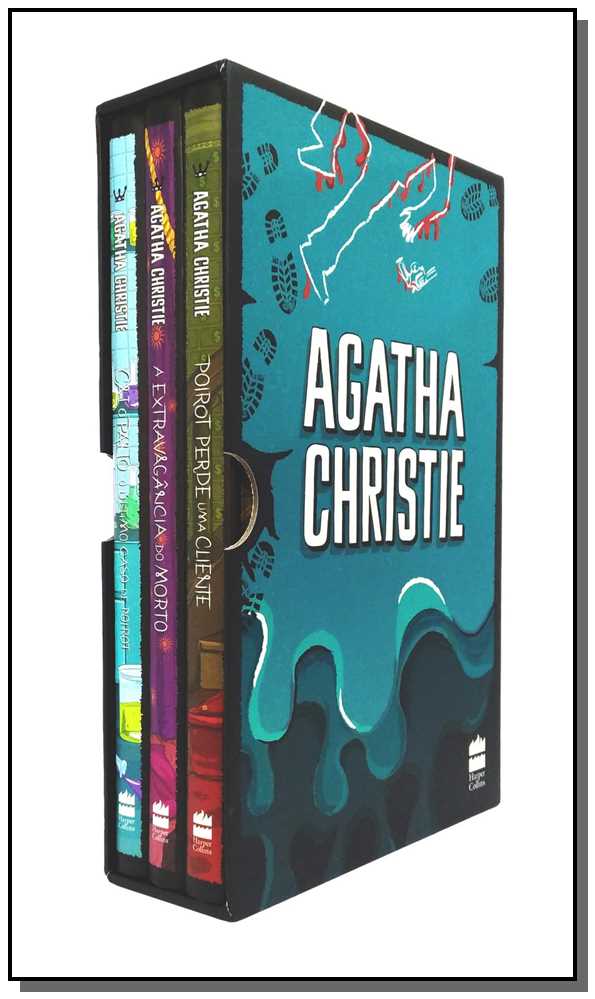 Col. Agatha Christie - Box 8 - 3 Vol. ( Verde Escuro)