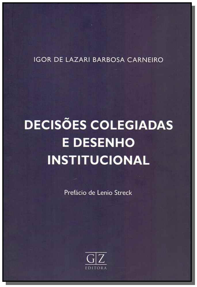 Decisões Colegiadas e Des. Institucional - 01ed/18