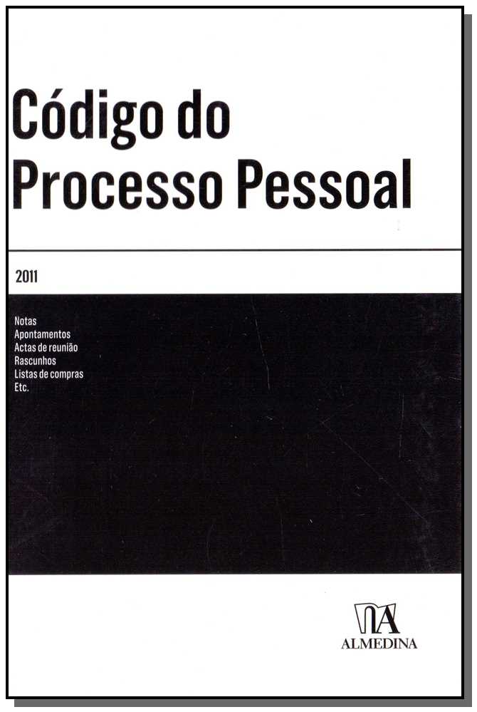 Código de Processo Pessoal - Bloco de Notas