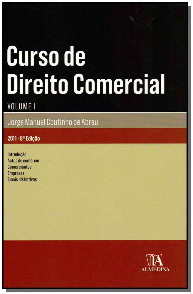 Curso de Direito Comercial - Vol. I - 08ed/11