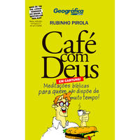 Capa do livro Café com Deus, de Rubinho Pirola