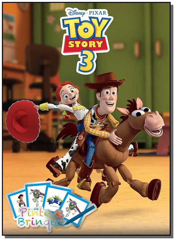 Capa do livro Disney - Pinte e Brinque - Toy Story 3, de Disney