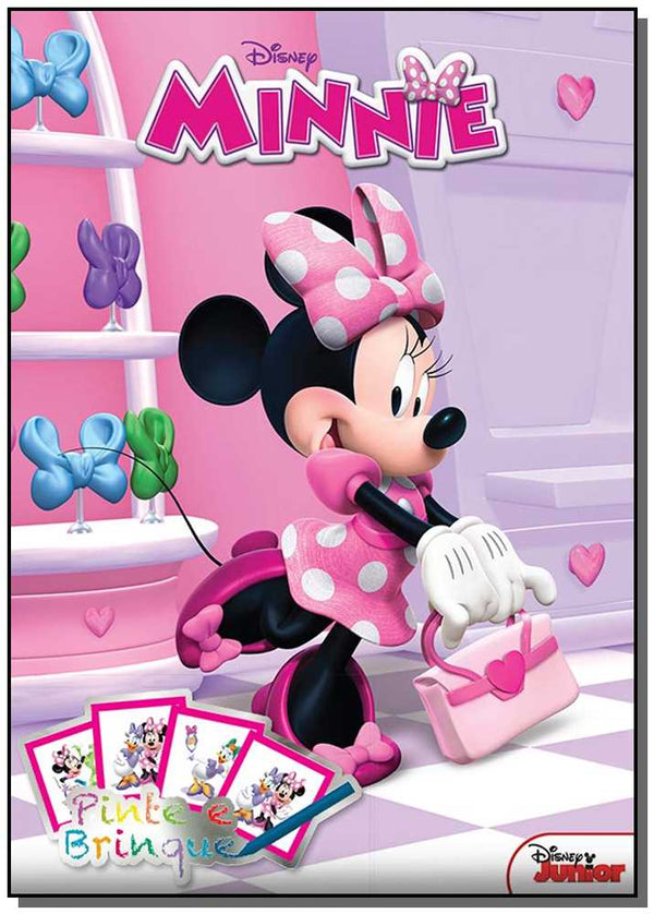 Capa do livro Disney - Pinte e Brinque - Minnie, de Editora DCL
