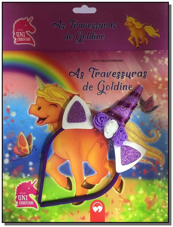 Capa do livro Kit Tiara Travessuras de Goldine Lilás, de Vale das Letras