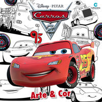 Capa do livro Arte e Cor - Disney Pixar - Carros 2, de Culturama