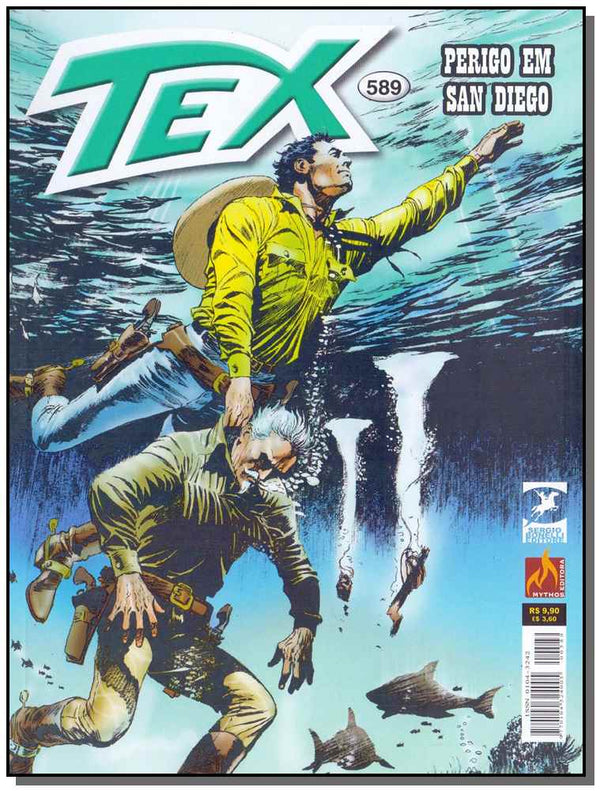 Capa do livro Tex Nº 589, de Gianluigi Bonelli