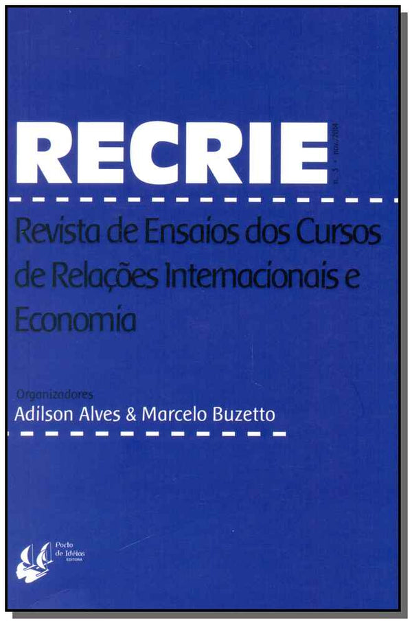 Capa do livro Recrie - N. 3, de Adilson / Buzetto, Marcelo Alves (org.)