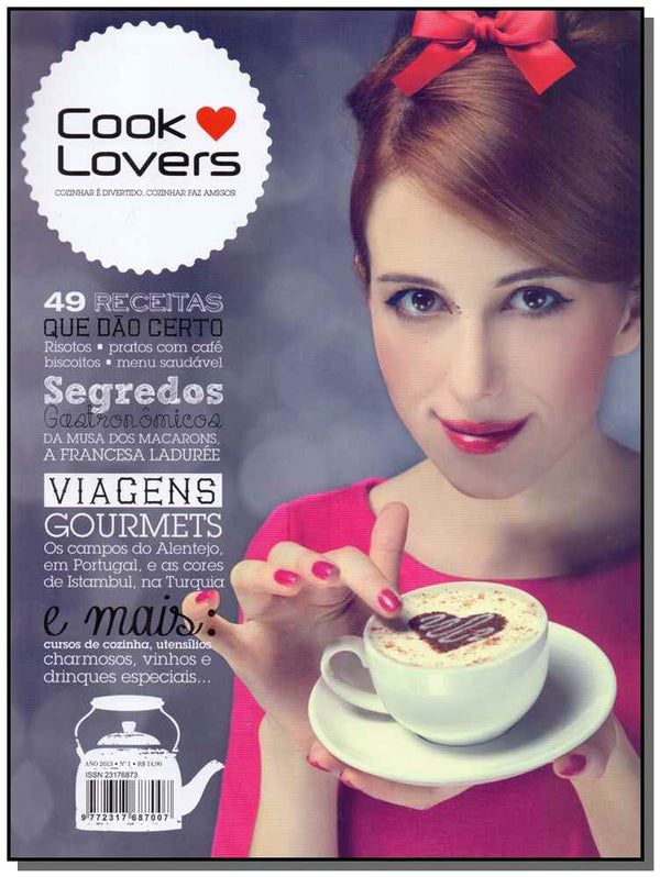 Capa do livro Revista N.01 - Cook Lovers - 49 Receitas, de Editora Cook Lovers