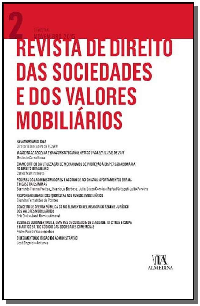 Revista de Direito das Sociedades e dos Valores Mobiliários - Nº 02