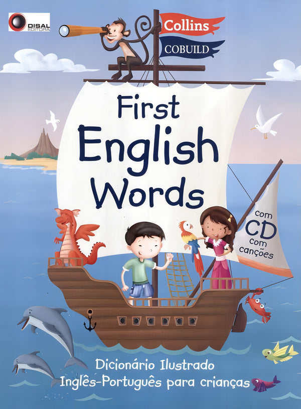 Capa do livro First English Words - Com Cd, de Collins Cobuild