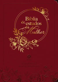 Capa do livro Bíblia de Estudos da Mulher - Bordo, de Publicacoes Pao Diario