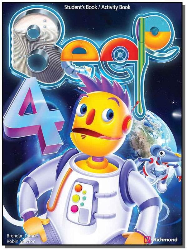 Capa do livro Beep 4 - Students Book & Activity Book, de Brendan Dunne