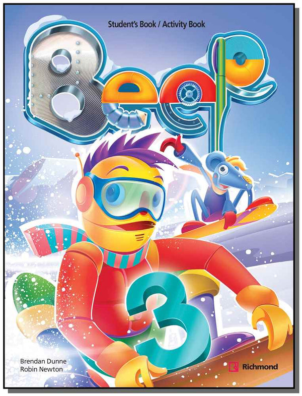 Capa do livro Beep 3 - Students Book & Activity Book, de Brendan Dunne