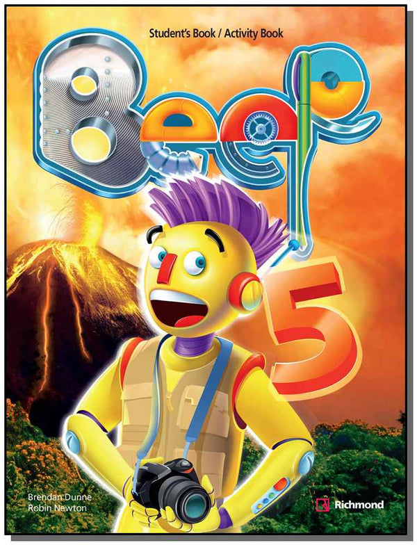 Capa do livro Beep 5 - Students Book & Activity Book, de Brendan Dunne