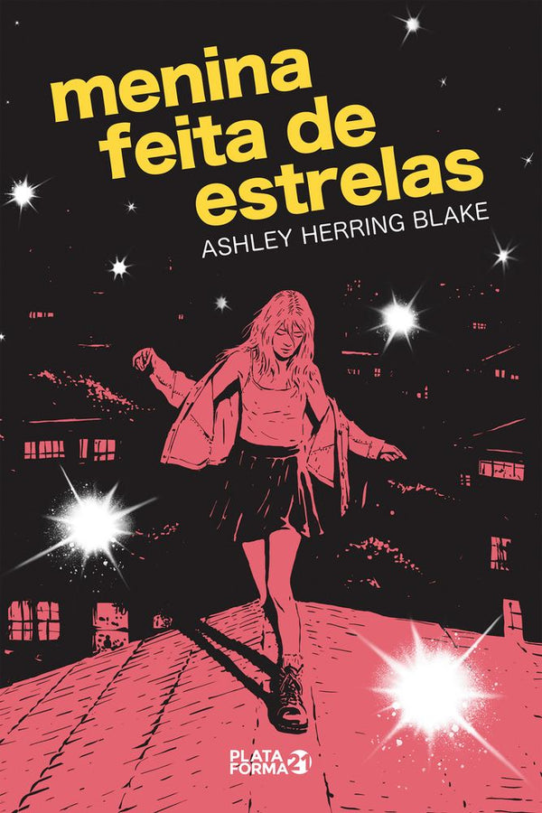 Capa do livro Menina Feita de Estrelas, de Ashley Herring Blake