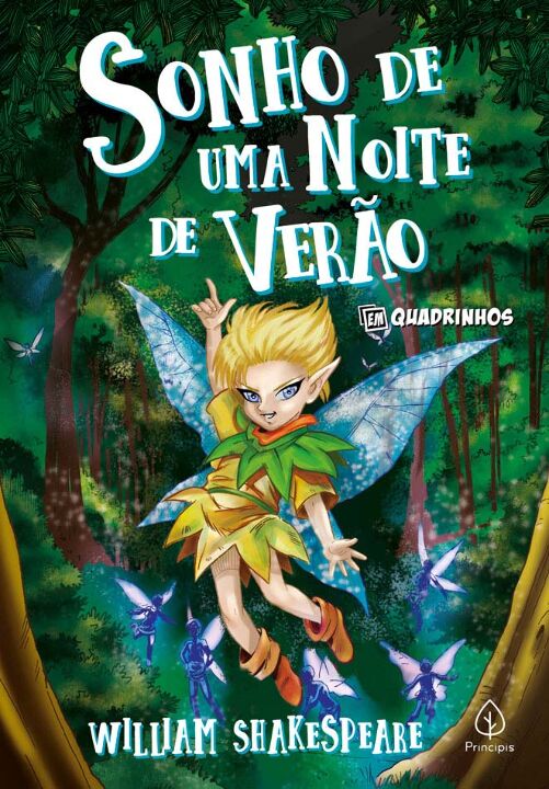 Capa do livro Sonho de uma Noite de Verão, de William Shakespeare