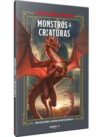 Capa do livro Dungeons & Dragons - Monstros & Criaturas, de Jim Zub