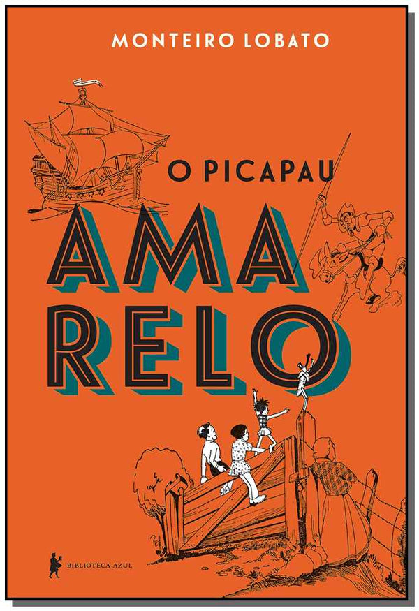 Capa do livro O Picapau Amarelo, de Monteiro Lobato