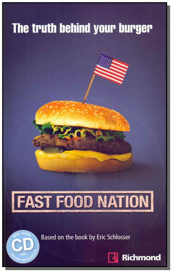 Capa do livro Fast Food Nation + Cd - Level 3 - 01ed/13, de Eric Schlosser