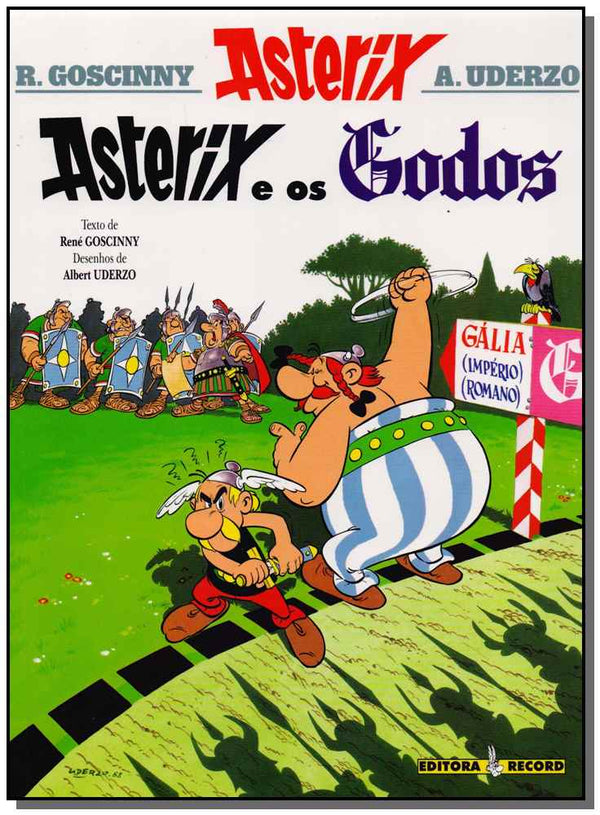 Capa do livro Asterix e os Godos, de R. / Uderzo, A. Goscinny