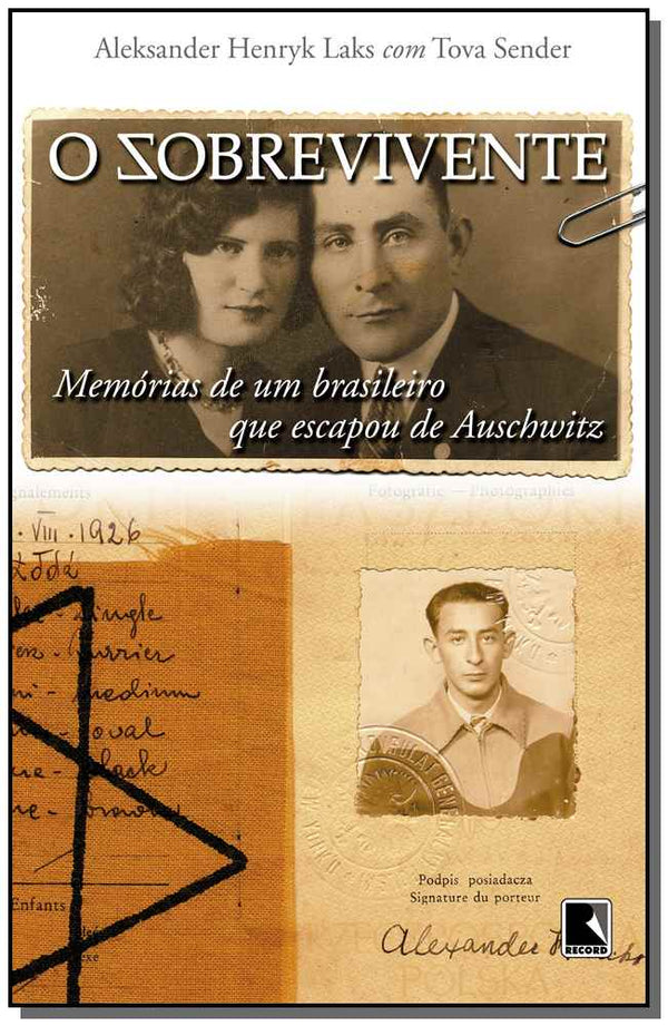 Capa do livro Sobrevivente, o, de Aleksander Henryk Laks, Tova Sender
