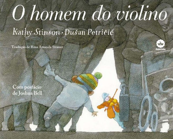 Capa do livro O Homem do Violino, de Kathy Stinson