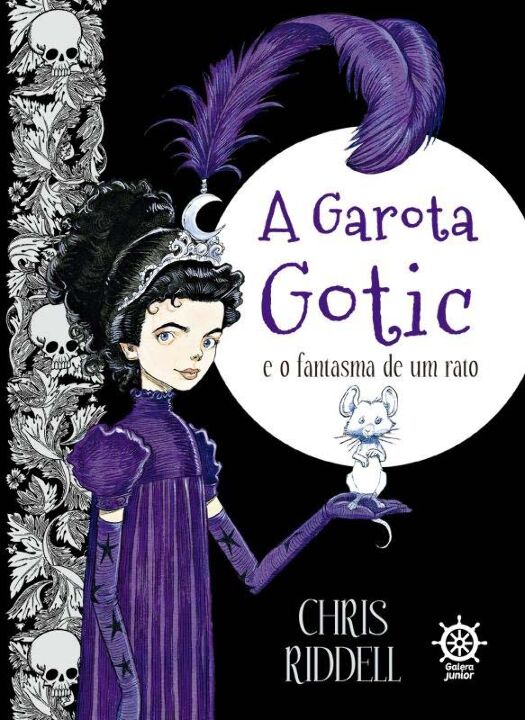Capa do livro A Garota Gotic e o Fantasma de um Rato (Vol. 1), de Chris Riddel