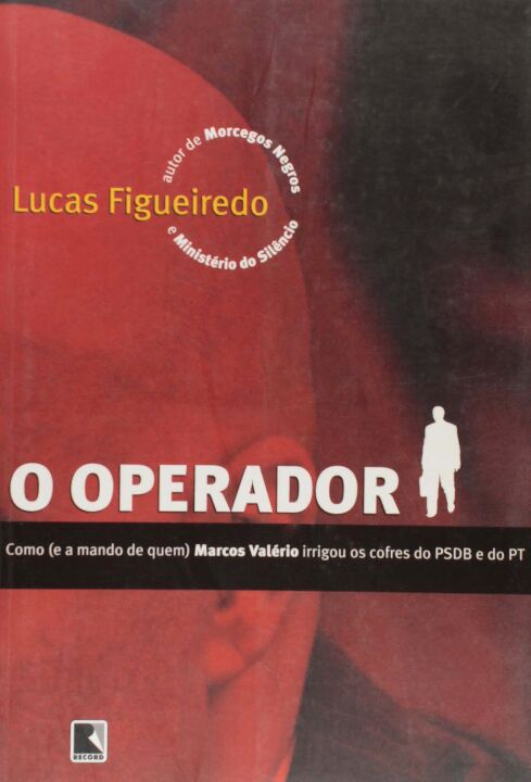 Capa do livro O Operador, de Lucas Figueiredo