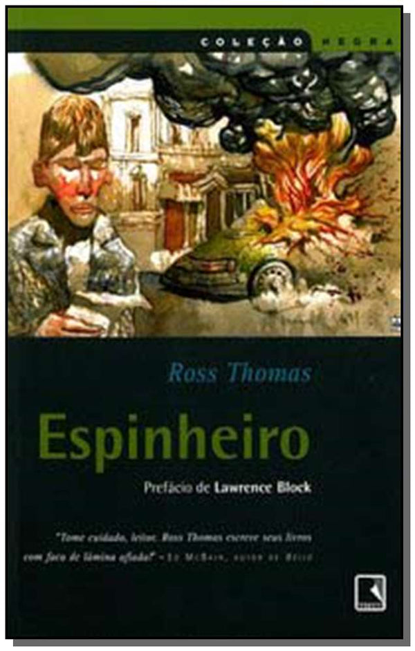 Capa do livro Espinheiro (Coleção Negra), de Ross Thomas