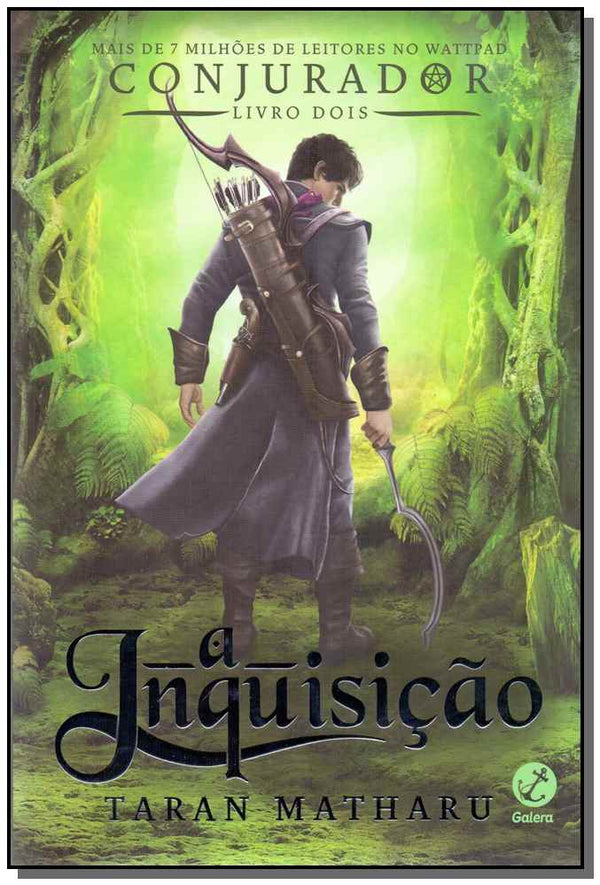 Capa do livro A Inquisição (Vol. 2 Conjurador), de Taran Matharu