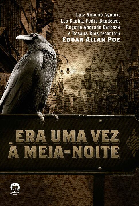 Capa do livro Era uma Vez à Meia-Noite, de Cunha; Aguiar; Poe