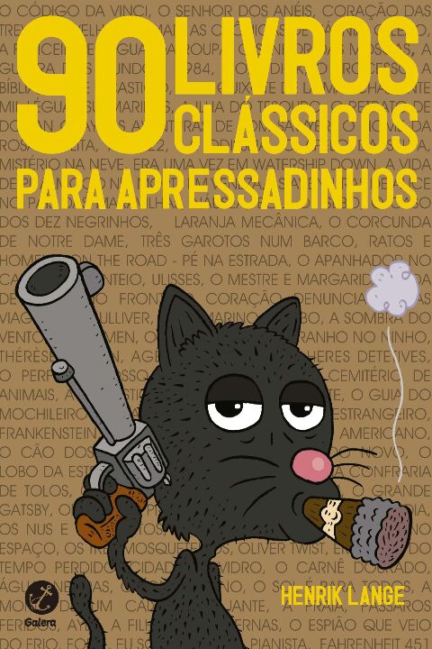Capa do livro 90 Livros Clássicos para Apressadinhos, de Herik Lange