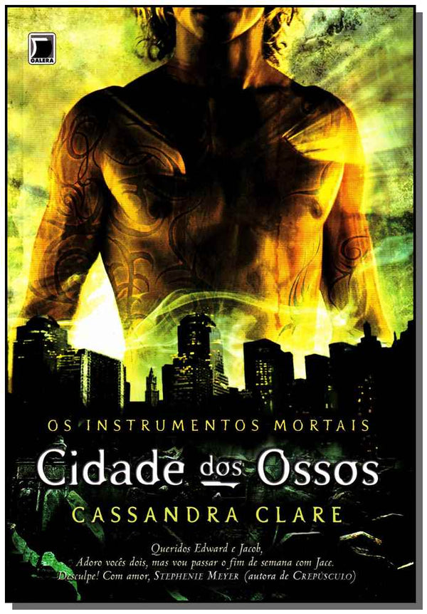 Capa do livro Cidade dos Ossos (Vol. 1 os Instrumentos Mortais), de Cassandra Clare