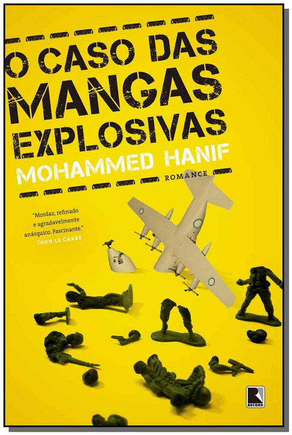Capa do livro O Caso das Mangas Explosivas, de Mohammed Hanif