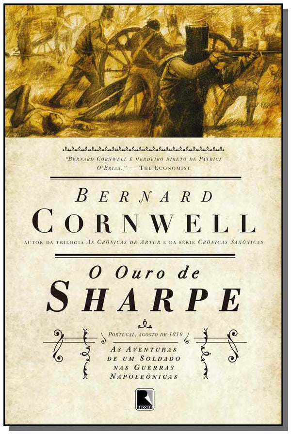 Capa do livro O Ouro de Sharpe (Vol.9), de Bernard Cornwell